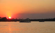 Západ slnka na Zambezi
