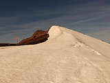 vrch Pekelník 1609 m.n.m. zo stúpania od Veľkého Fatranského Kriváňa