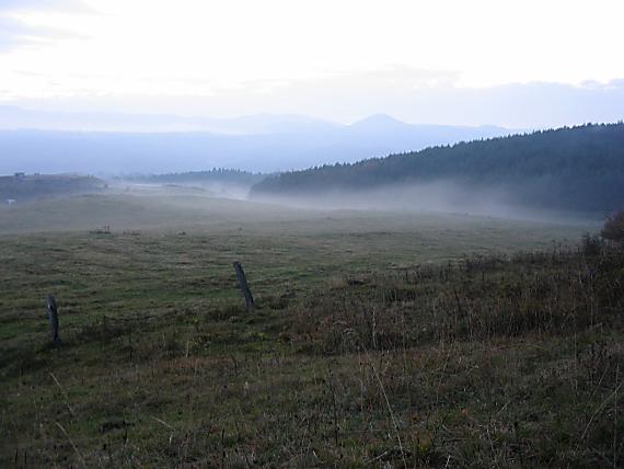 jesenná hmla nad Banskou Bystricou