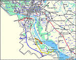 oranžová trať je naša dnešná pešia trať a žltá je cesta na vodné dielo do Čunova.