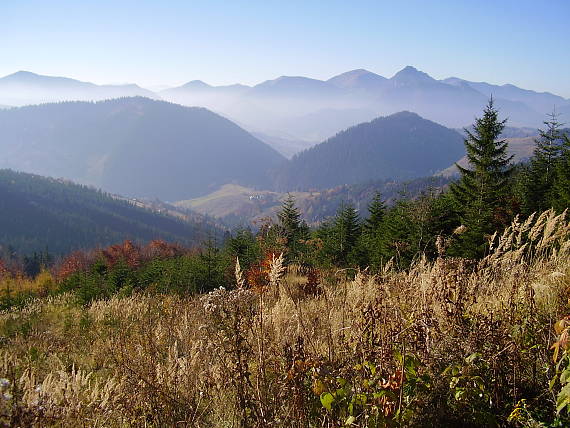 panoráma Malej Fatry od severu