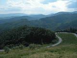 pohľad z Dobšinského kopca na "Podkovu "