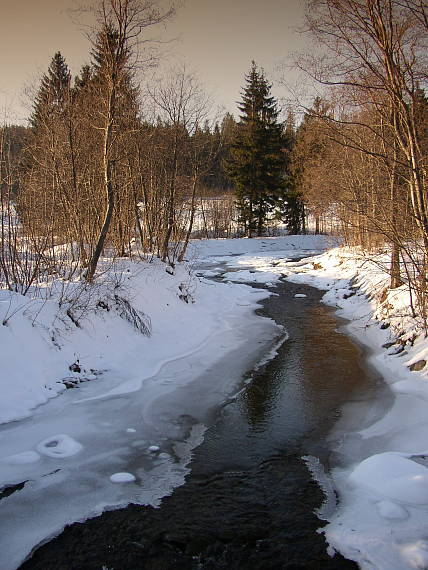zimný potok Vonžovec