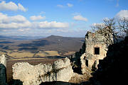 pohľad z hradu Gýmeš