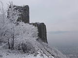 kapušanský hrad - pohľad smerom na Kapušany