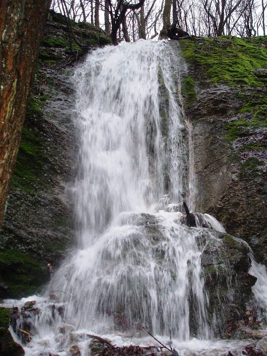 vodopád v údolí Hlboče