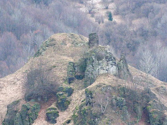 zrúcanina hradu Sivý Kameň