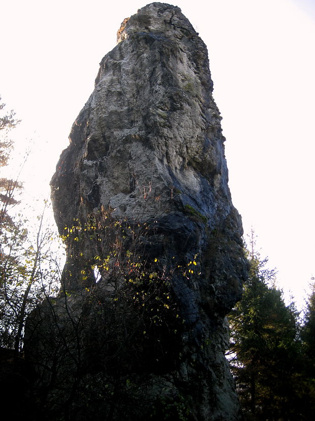 hričovská skalná ihla - Mních