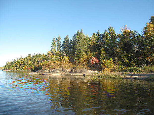 Jesen na Winnipeg River