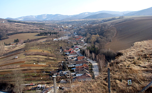 Hubina, pohľad z Kostelca.