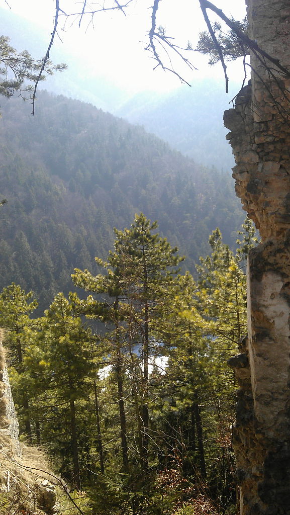 Výhľad z Blatnickeho hradu