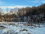  Zima pri rieke Ipeľ.
