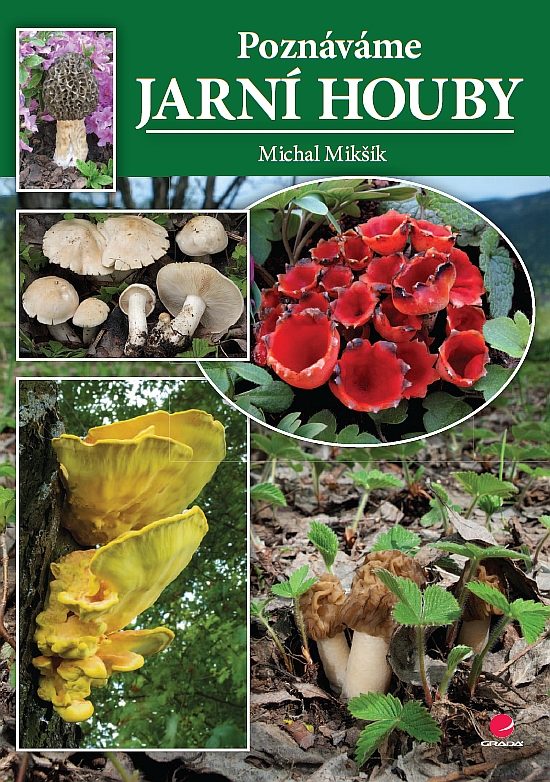 Finální vzhled obálky knihy o jarních houbách