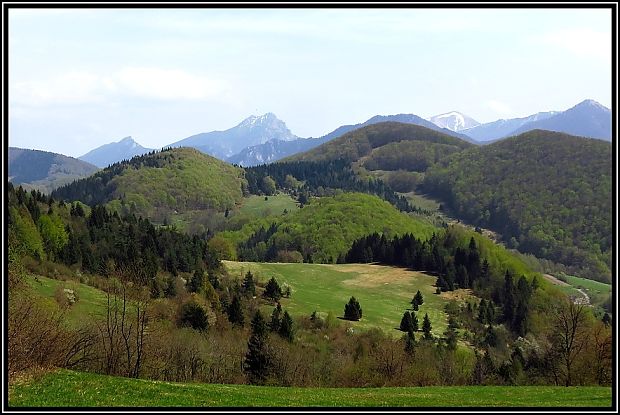 Pohľad na Veľký a Malý Rozsutec
