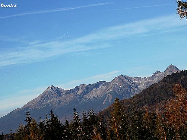 pohľad na Vysoké Tatry.