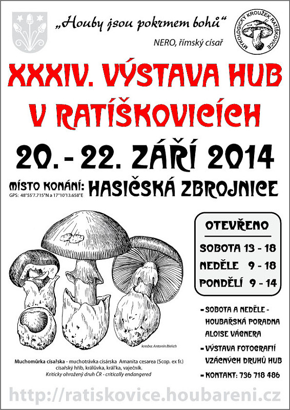 výstava hub Ratíškovice