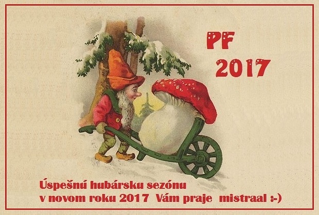 PF 2017 Veľa šťastia do novej hubárskej sezóny!