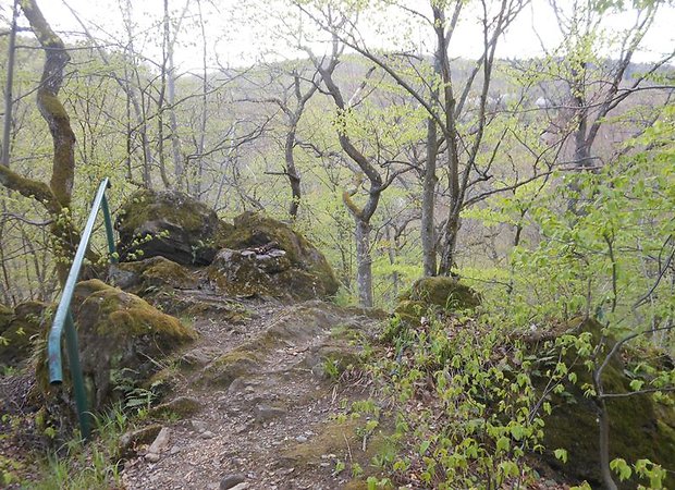 Vrabčie skaly nad Čermeľskou dolinou poblíž areálu zdravia