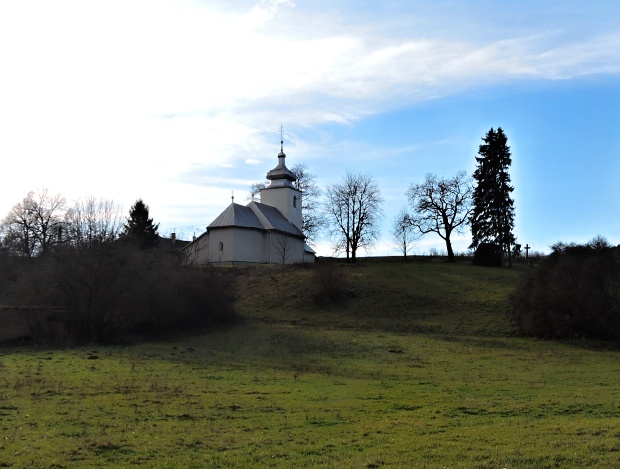Gréckokatolícky kostol v dedinke Chorváty