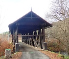 Drevený most cez Hornád