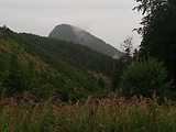 vrch Hoblík 934 m.n.m. spod vrchu Suchárová 963 m.n.m. nad dolinou Stráňavského potoka