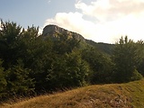 vrch Kľak 1352 m.n.m. z vrchu Malý Kľak 1198 m.n.m.