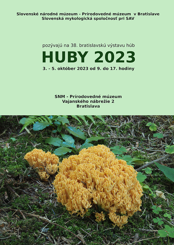 38. výstava HUBY 2023 v Bratislave