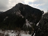 vrch Valientov diel 828 m.n.m.  od skál pod vrchom Hoblík 934 m.n.m.😃👍💯❄️