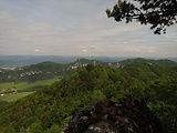  Súľovské skaly z vrchu Kečka 822 m.n.m.